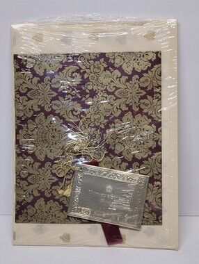 Victorian Secret London Gift Packaging Set - Burgundy & Gold